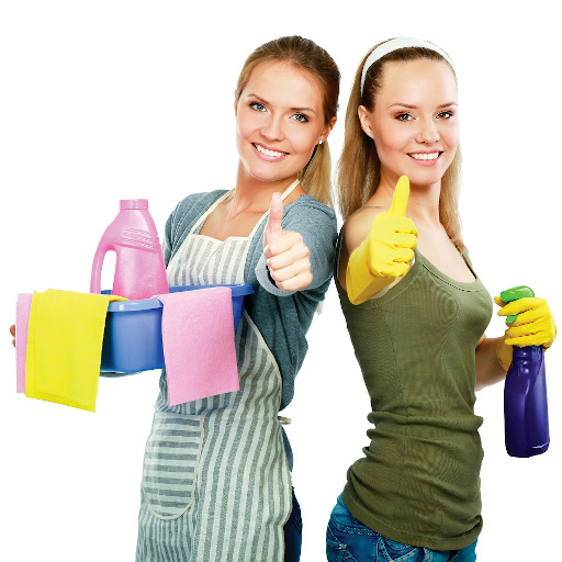 На фото мастер по уборкуу квартир в Киеве. Строитель улыбаеться и поднял палец верх.